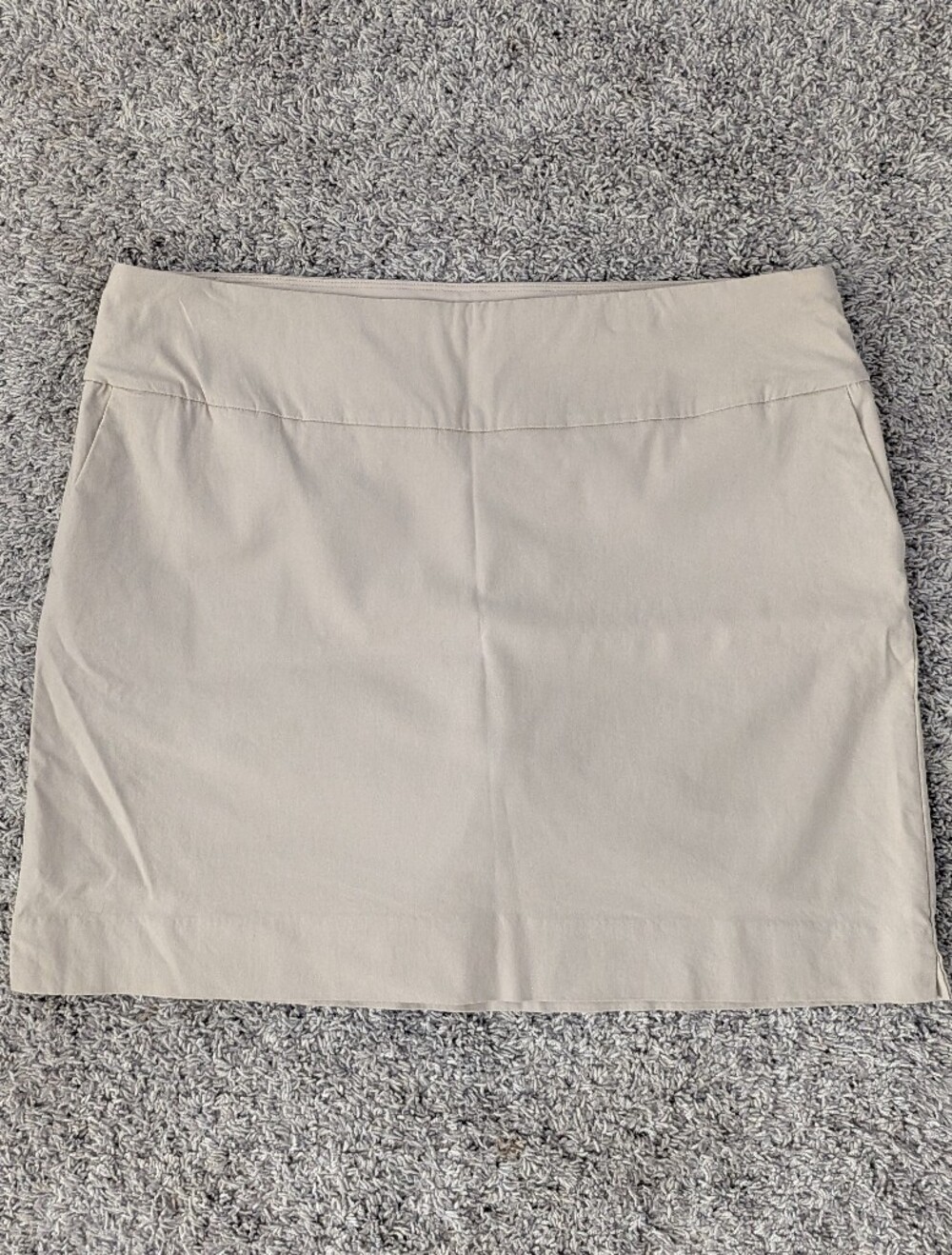 Women's Pull-On Skort Tan Sand Tummy Control Golf Casual athletic wear